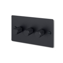 Buster + Punch 3G Dimmer Switch Black Cross