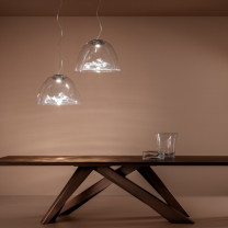 Axolight Mountain View Suspension Above Dining Table