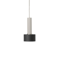 Ferm Living Collect High Socket Pendant Disc Grey Black