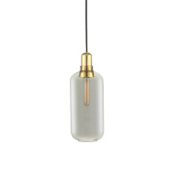 Normann Copenhagen Amp Pendant - Large, Smoke/Brass