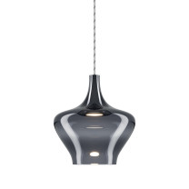 Lodes Nostalgia LED Pendant - Glossy Smoke, Medium