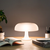 White Artemide Nessino Table Lamp