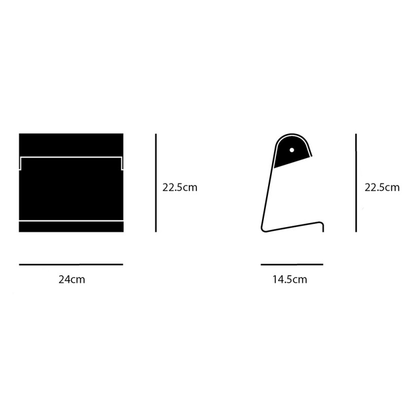 Specification Image for Vitra Lampe de Bureau Table Lamp