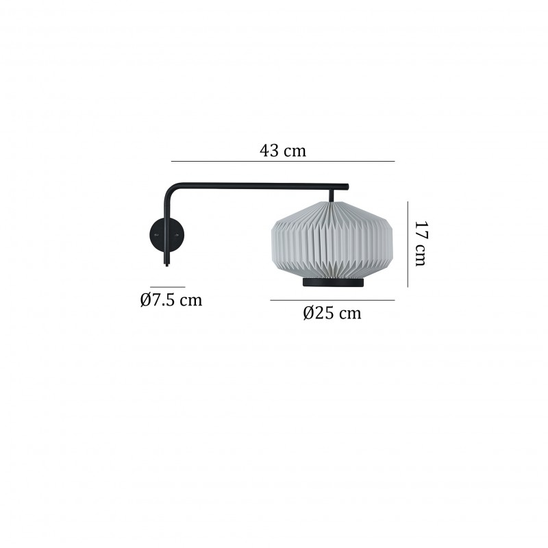 Specification Image for Le Klint Shibui Wall Light