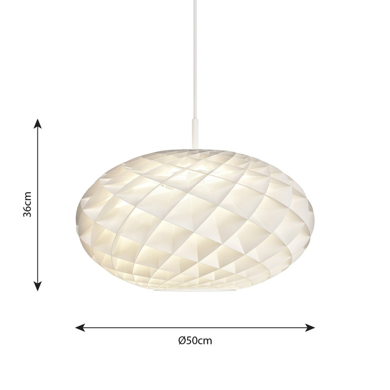 Specification Image for Louis Poulsen Patera Oval Pendant