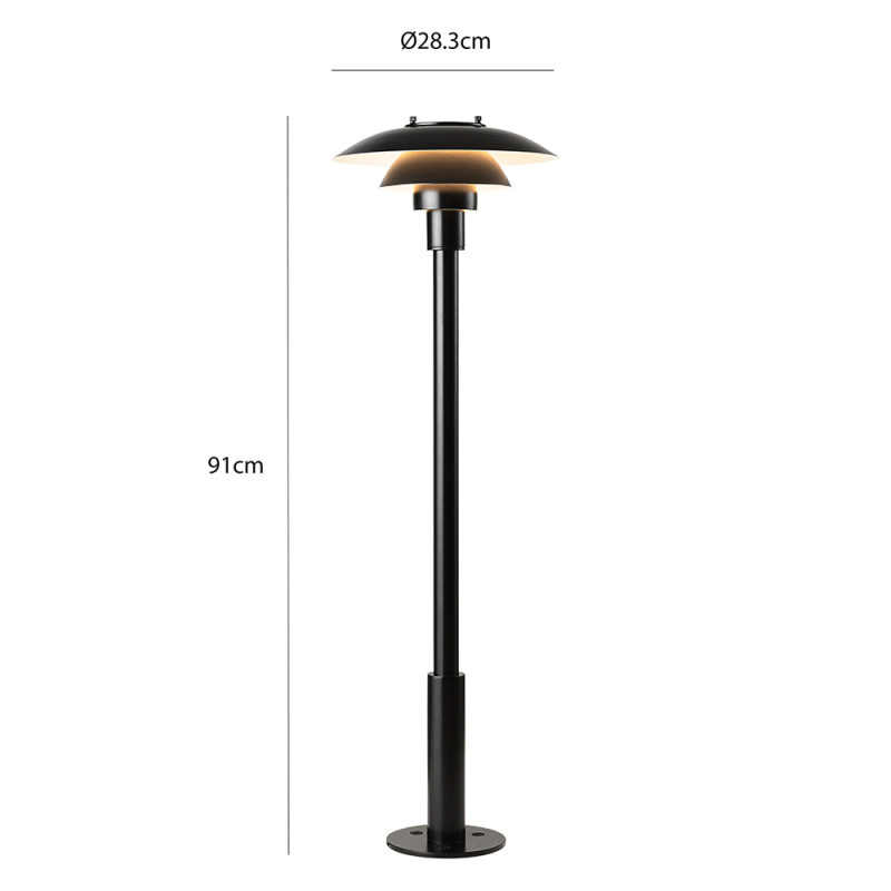 Specification Image for Louis Poulsen PH 3-2½ Bollard