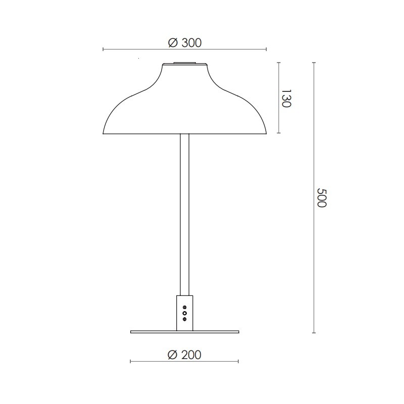 RUBN Bolero LED Table Lamp Specification 