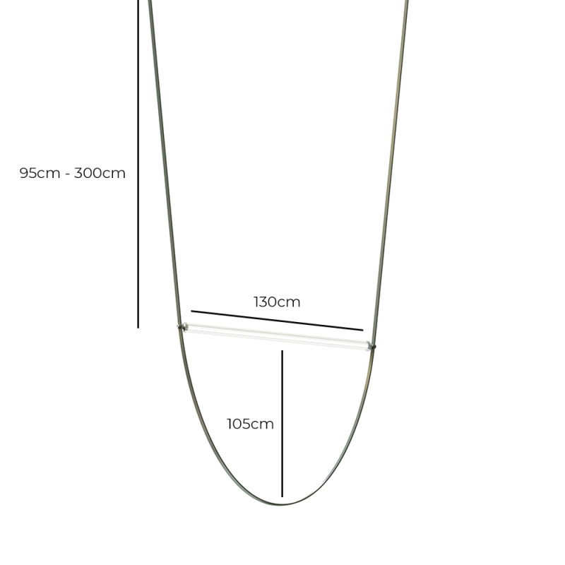 Specification Image for Flos Wireline LED Suspension