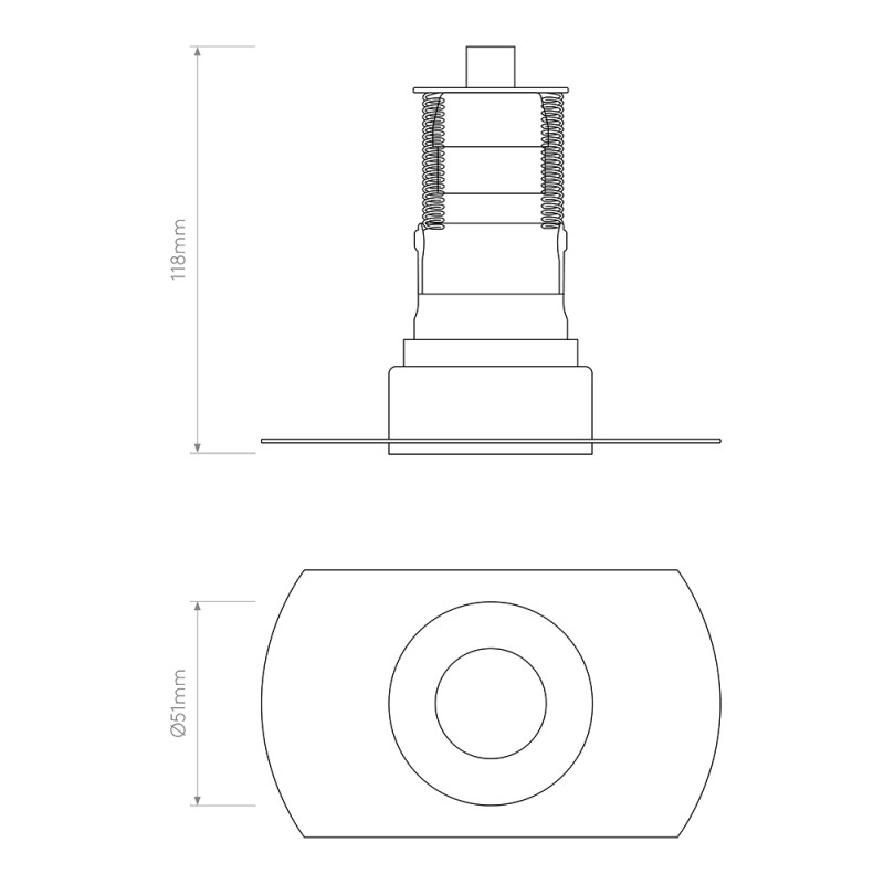 Specification Image for Astro Trimless Mini Recessed Light