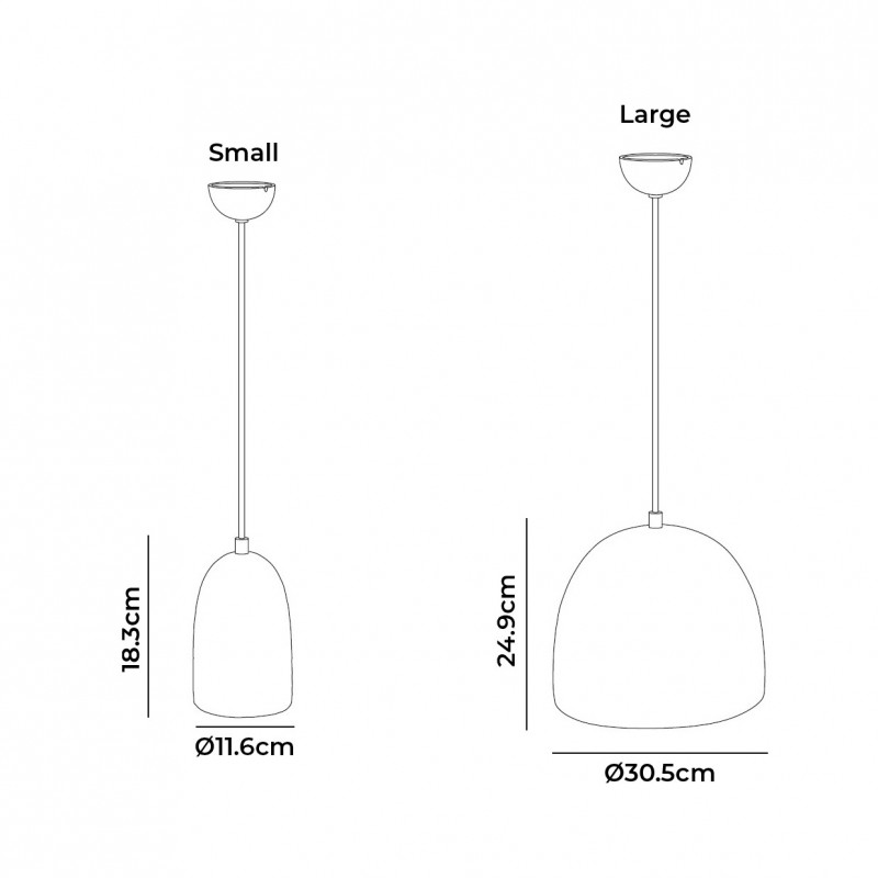 Specification Image for Ferm Living Speckle Pendant