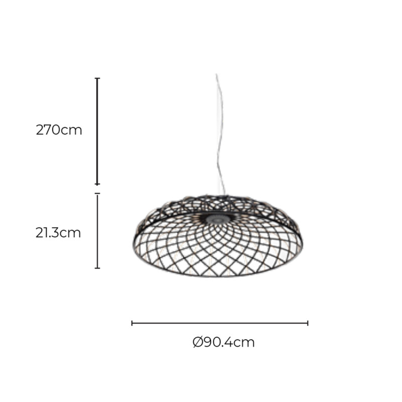 Specification Image for Flos Skynest LED Suspension
