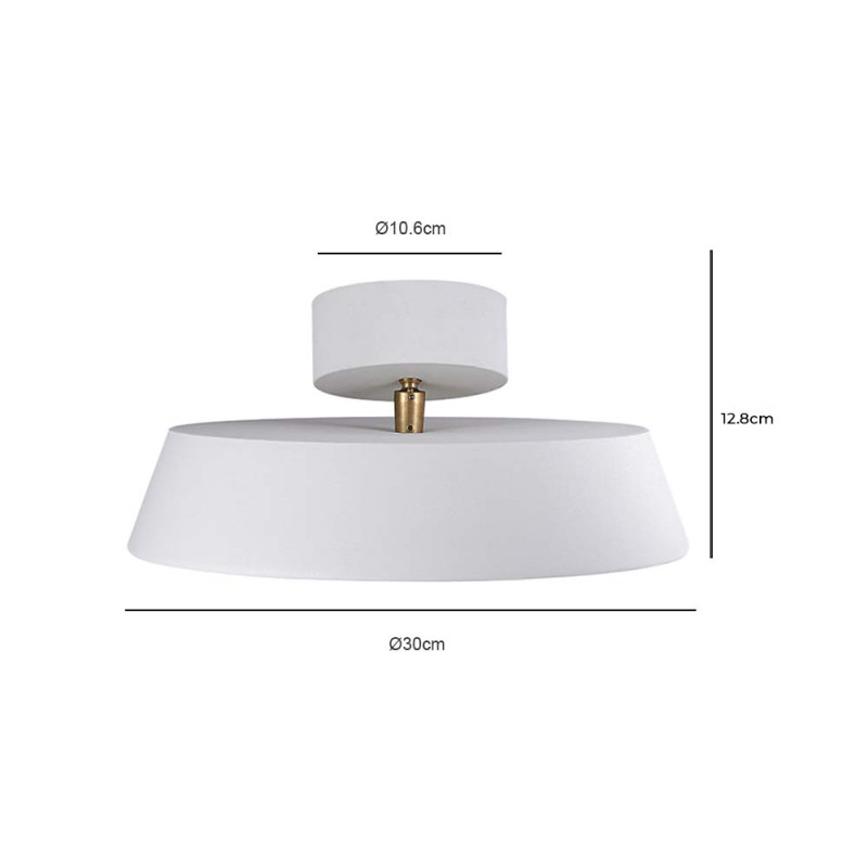 Specification Image for Design For The People Kaito Dim Ceiling Light