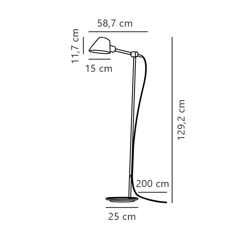 Specification Image for Design For The People Stay Floor Lamp