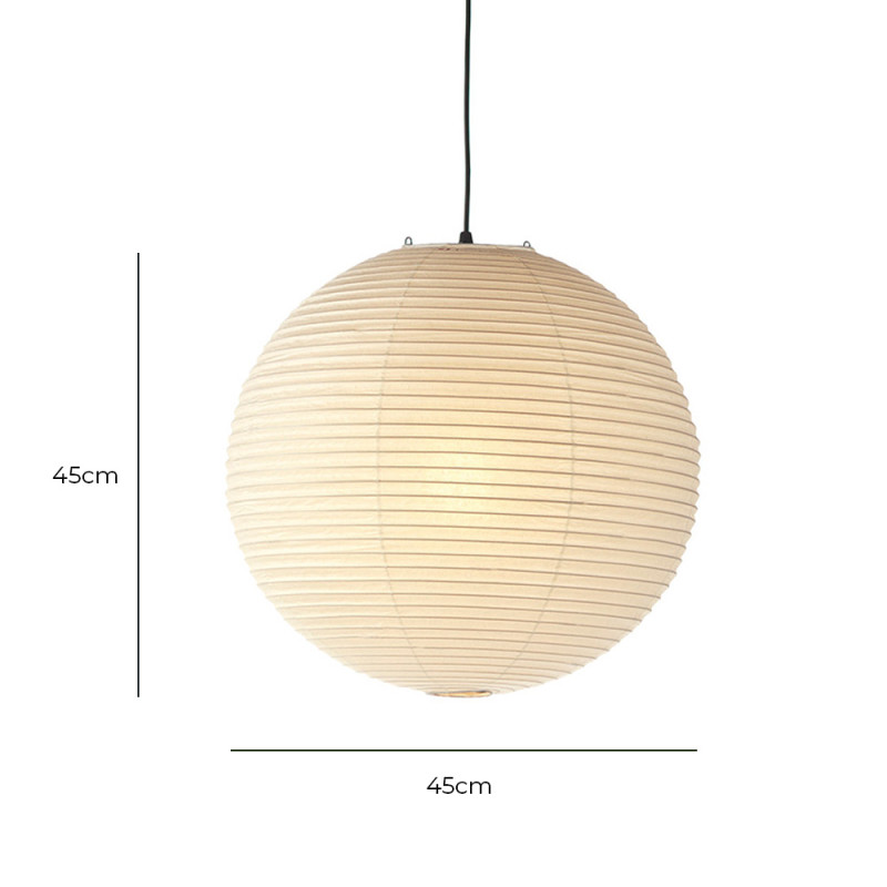 Specification Image for Vitra Akari 45A Pendant Light