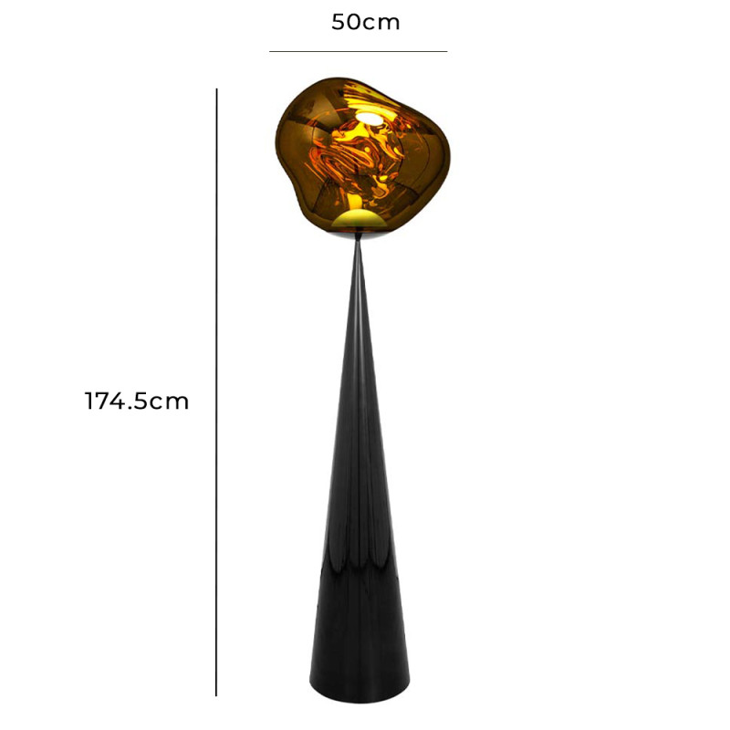 Specification Image for Tom Dixon Melt Fat Cone LED Floor Lamp