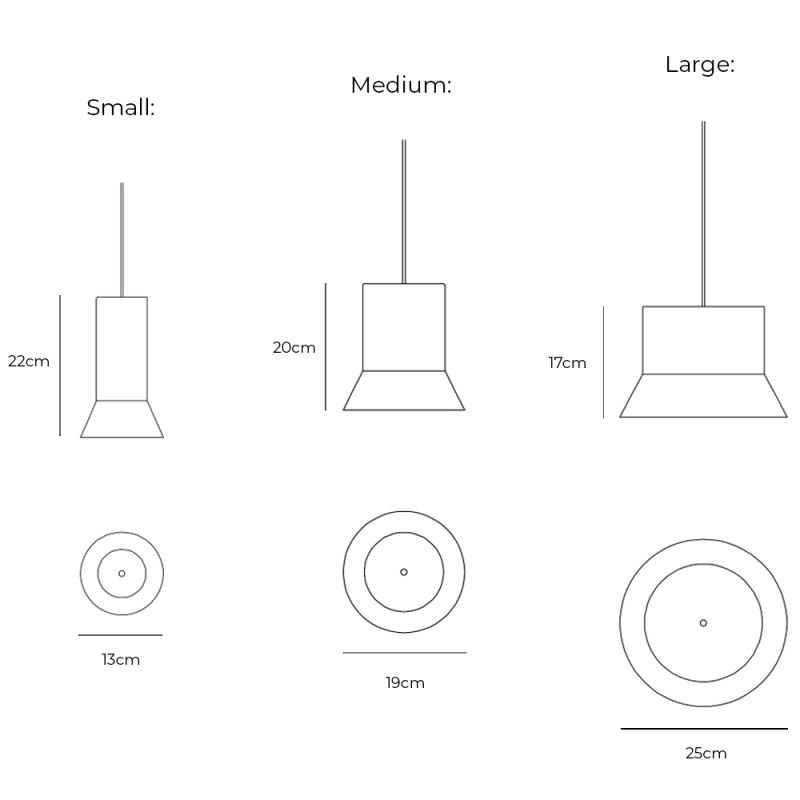 Specification Image for Normann Copenhagen Hat Pendant