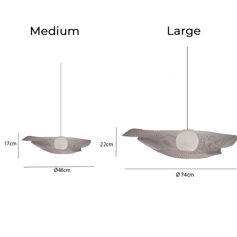 Specification Image for a-emotional light Mytilus LED Pendant