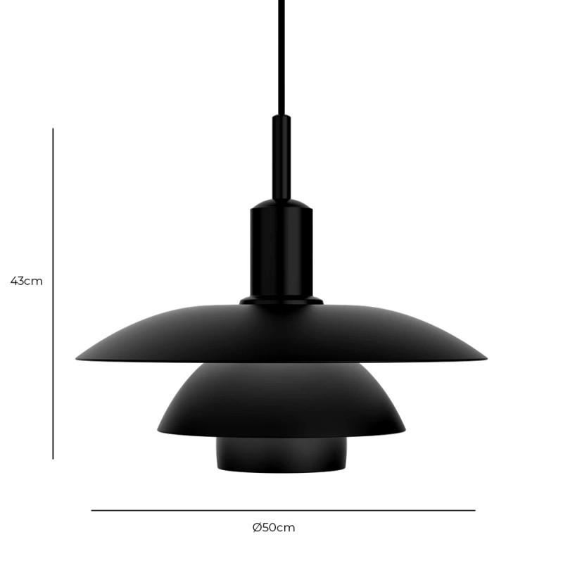 Specification Image for Louis Poulsen PH Whole Numbers 5/5 Pendant