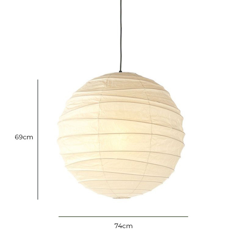 Specification Image for Vitra Akari 75D Pendant