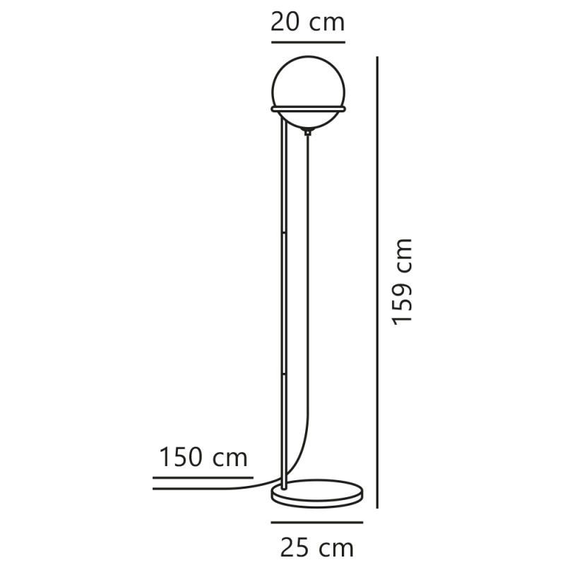 Specification Image for Nordlux Wilson Floor Lamp