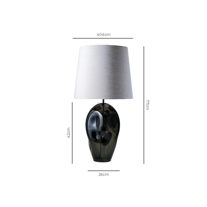 Specification Image for Porta Romana Edna Table Lamp