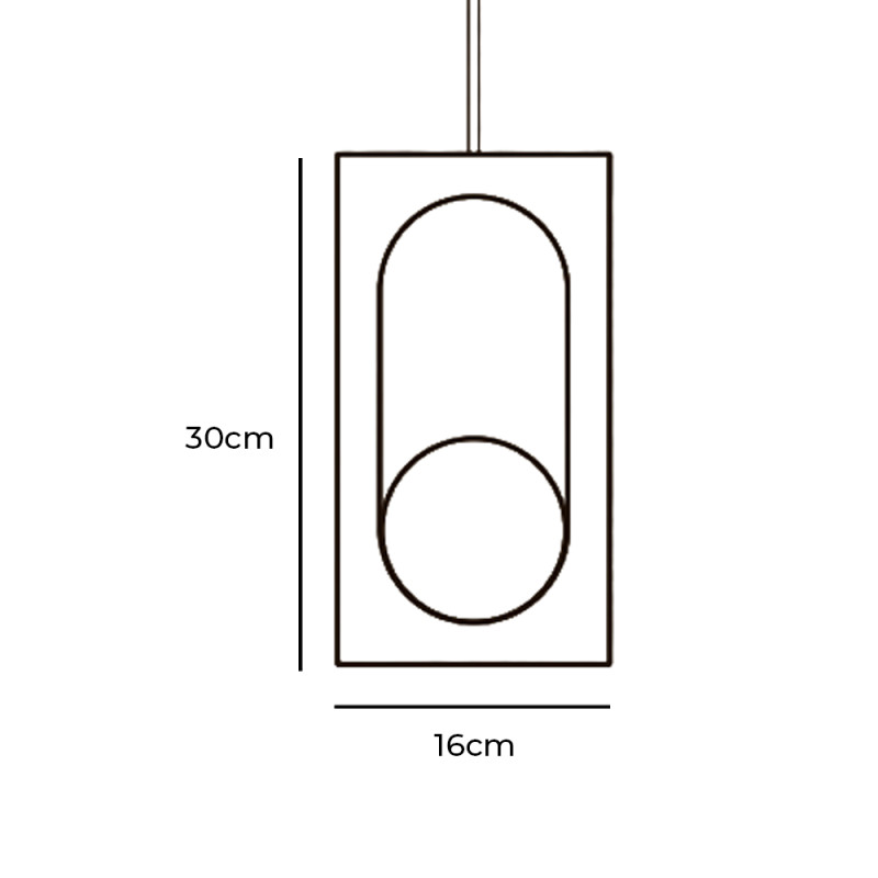 Specification Image for Lee Broom Mythos Pendant