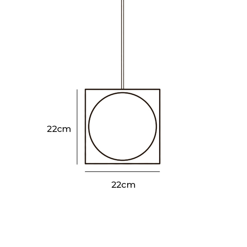 Specification Image for Lee Broom Solstice Pendant