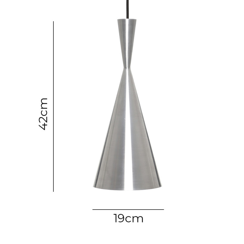 Specification Image for Tom Dixon Unbeaten Tall Pendant