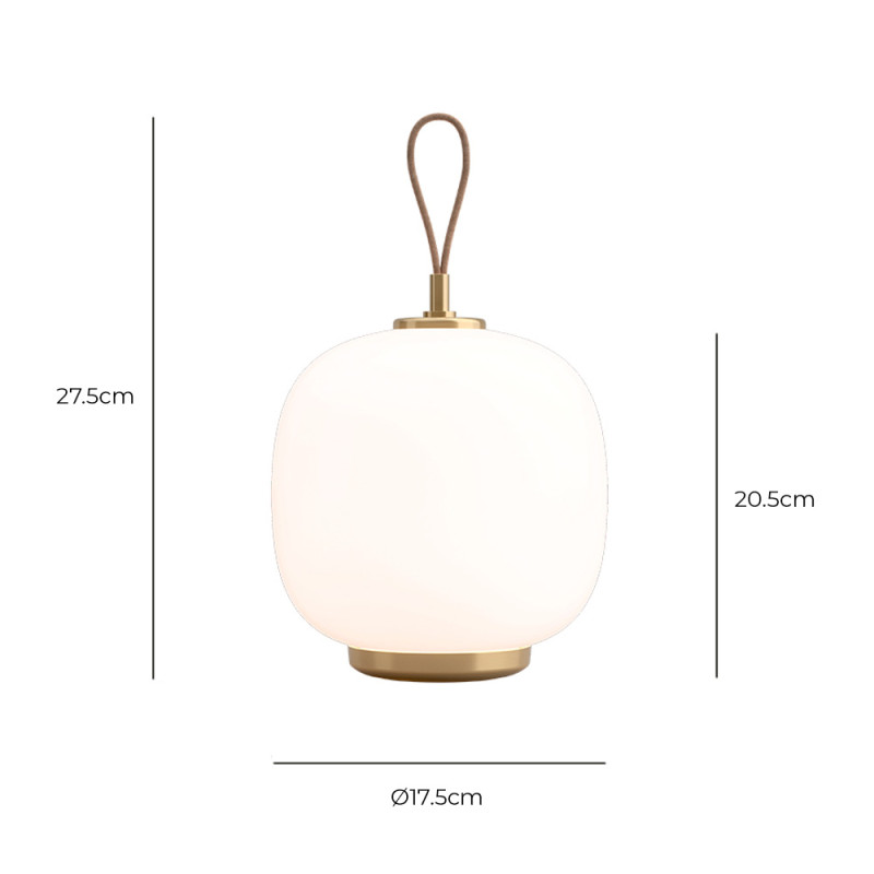 Specification Image for Louis Poulsen VL45 Radiohus LED Portable Lamp
