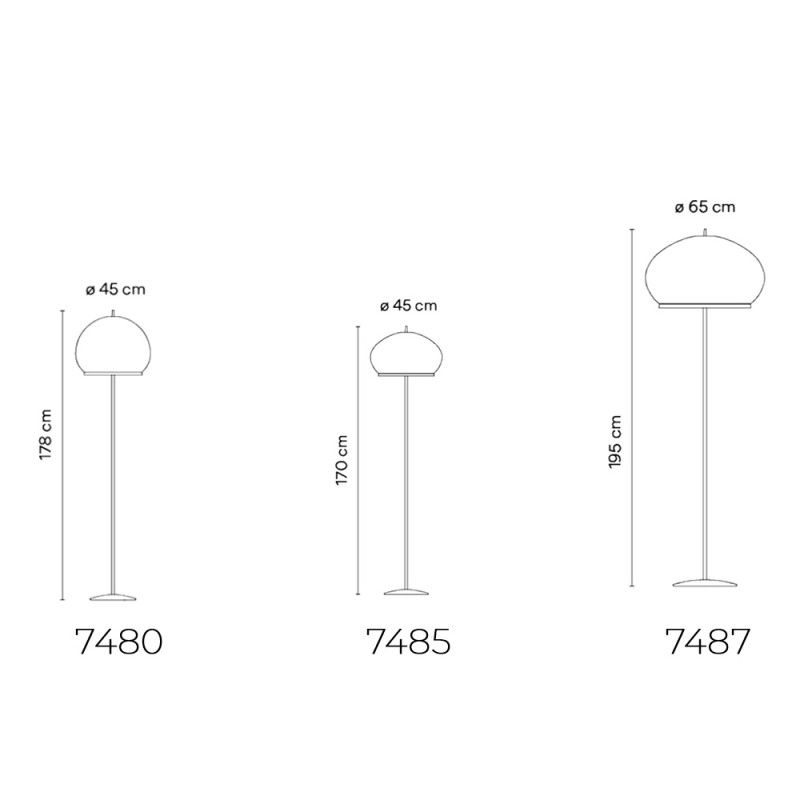 Specification Image for Vibia Knit Floor Lamp