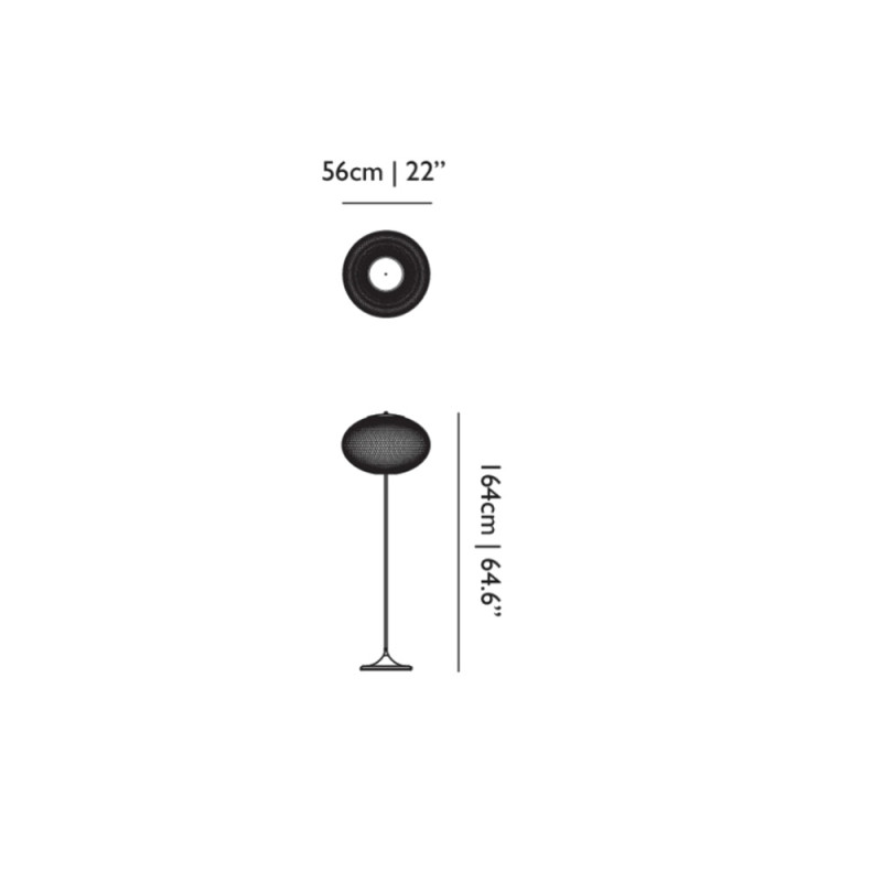 Specification Image for Moooi NR2 Floor Lamp