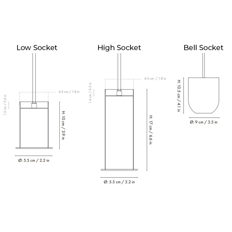 Specification Image for Ferm Living Collect Pendant