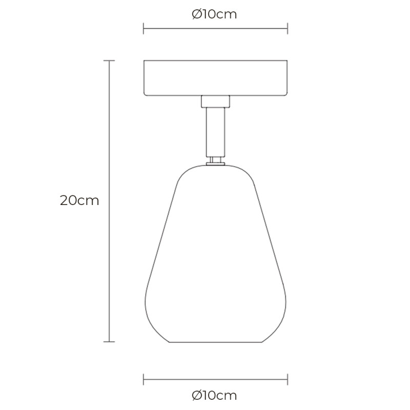 Specification Image for Nuura Anoli Spot Surface Light