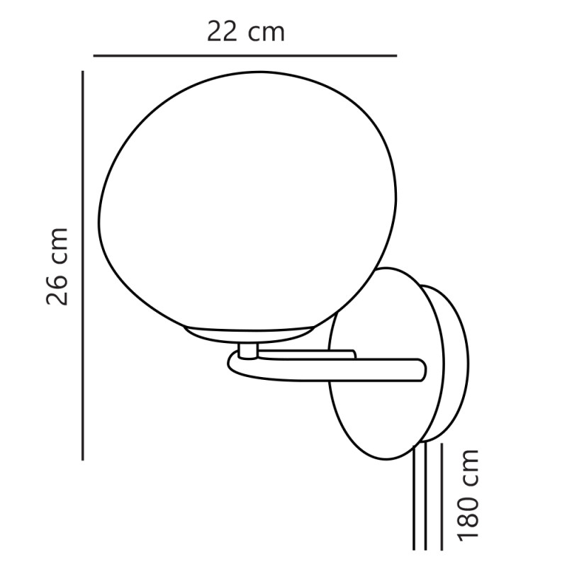 Specification Image for Design For The People Shapes Wall Light