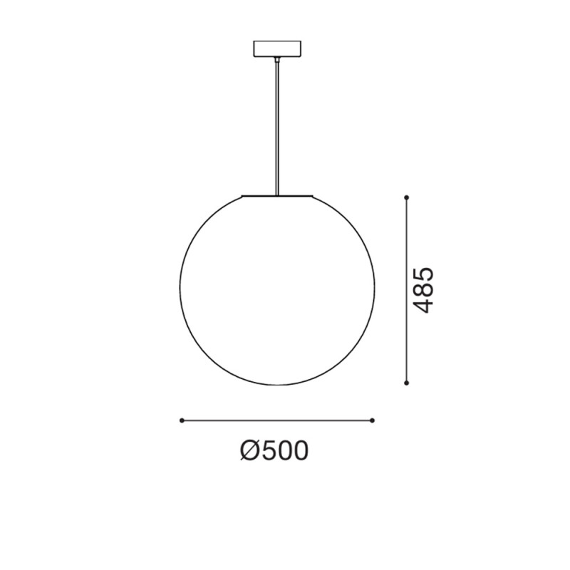 Specification Image for Established & Sons Filigrana Globe Pendant