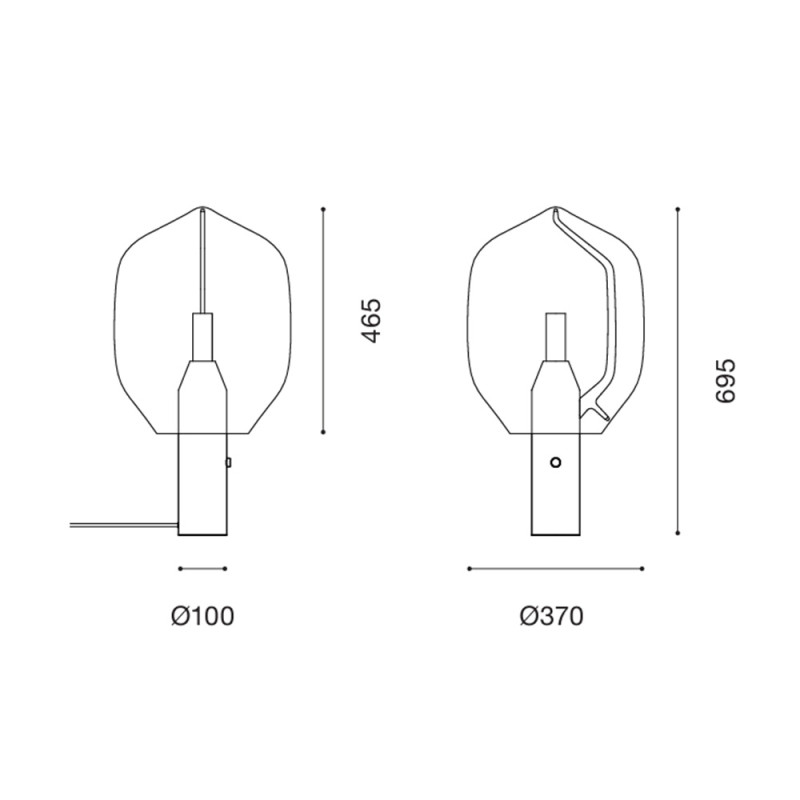 Specification Image for Established & Sons Lighthouse LED Table/Floor Lamp