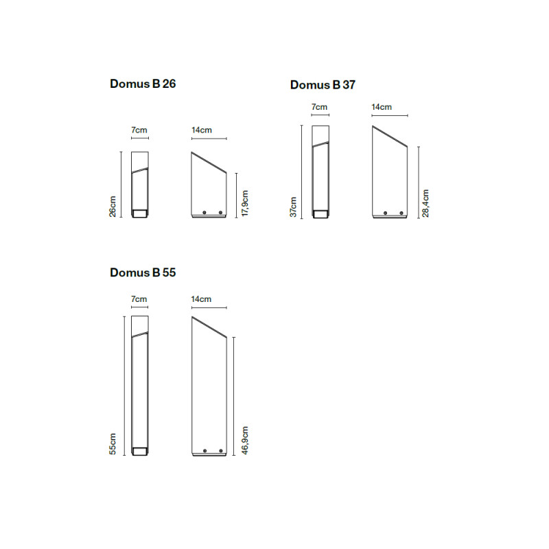 Specification Image for Marset Domus LED Bollard