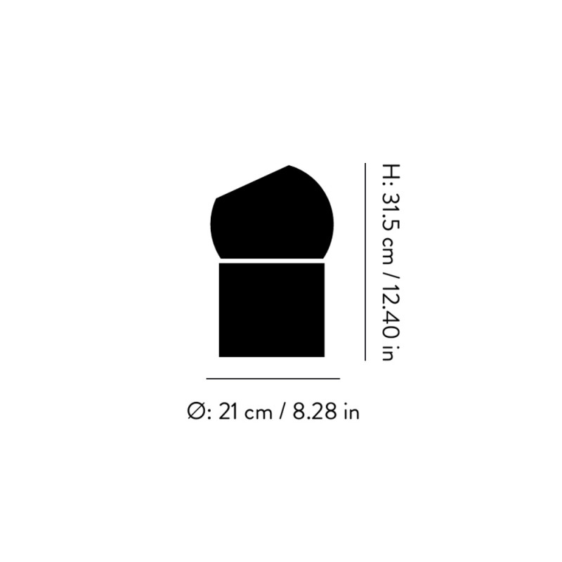 Specification Image for &Tradition Topan VP13 Table Lamp