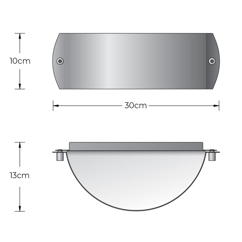 Specification Image for BEGA 31453 Wall Light