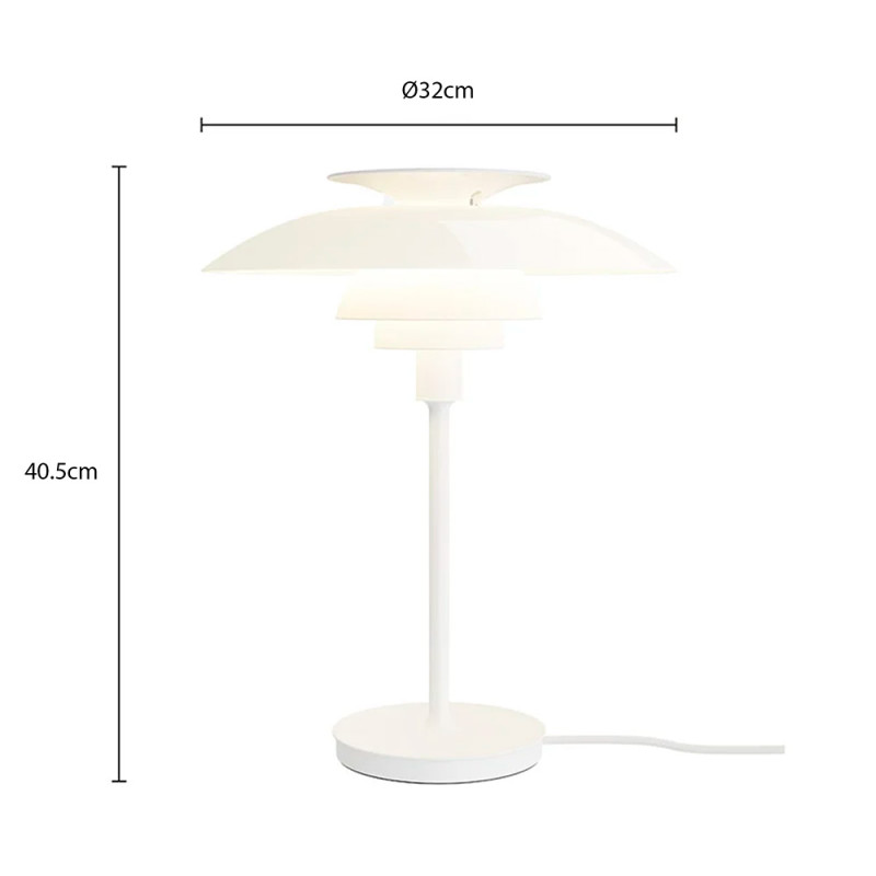 Specification Image for Louis Poulsen PH 80 Table Lamp