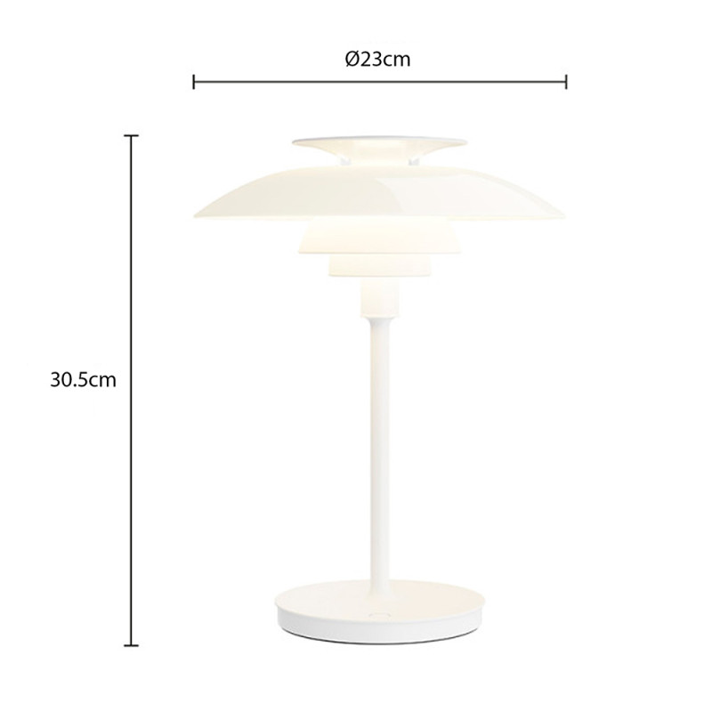 Specification Image for Louis Poulsen PH 80 LED Portable Lamp