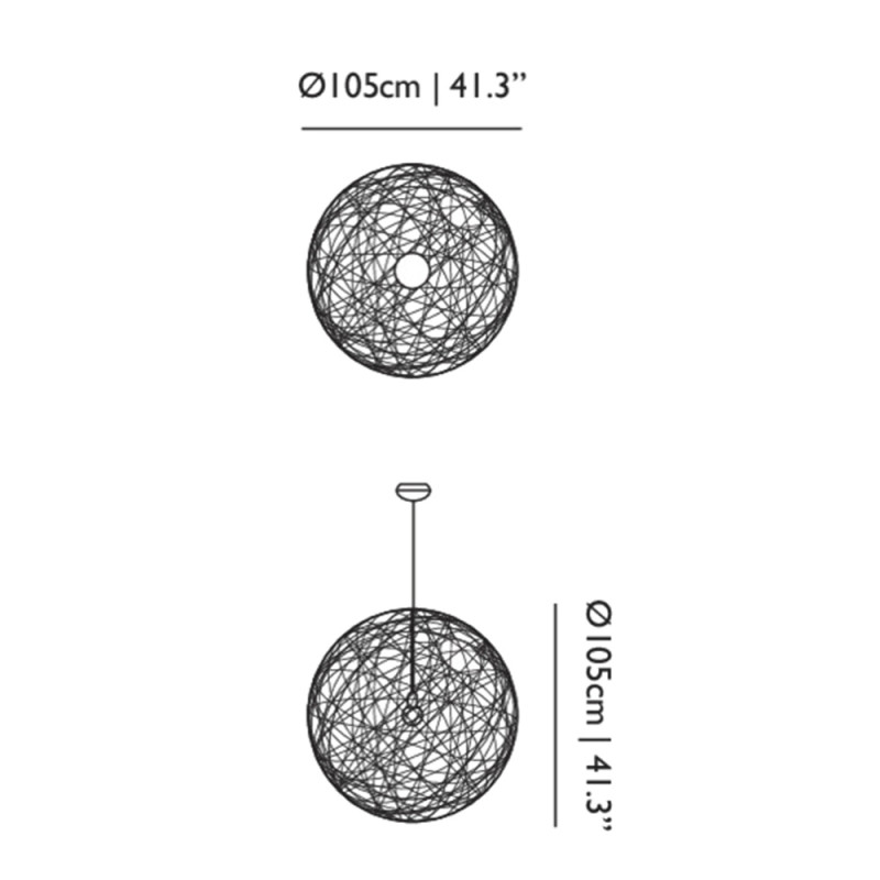 Specification Image for Moooi Random Light II Large Pendant