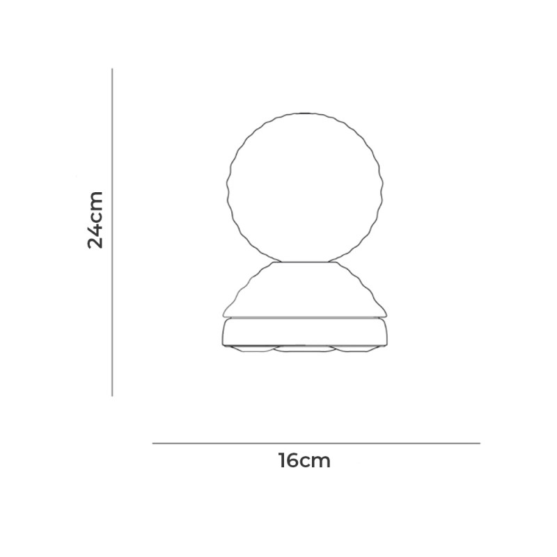 Specification Image for Tala Wake LED Table Lamp