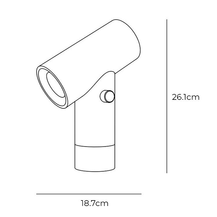 Specification Image for Muuto Beam LED Portable Lamp