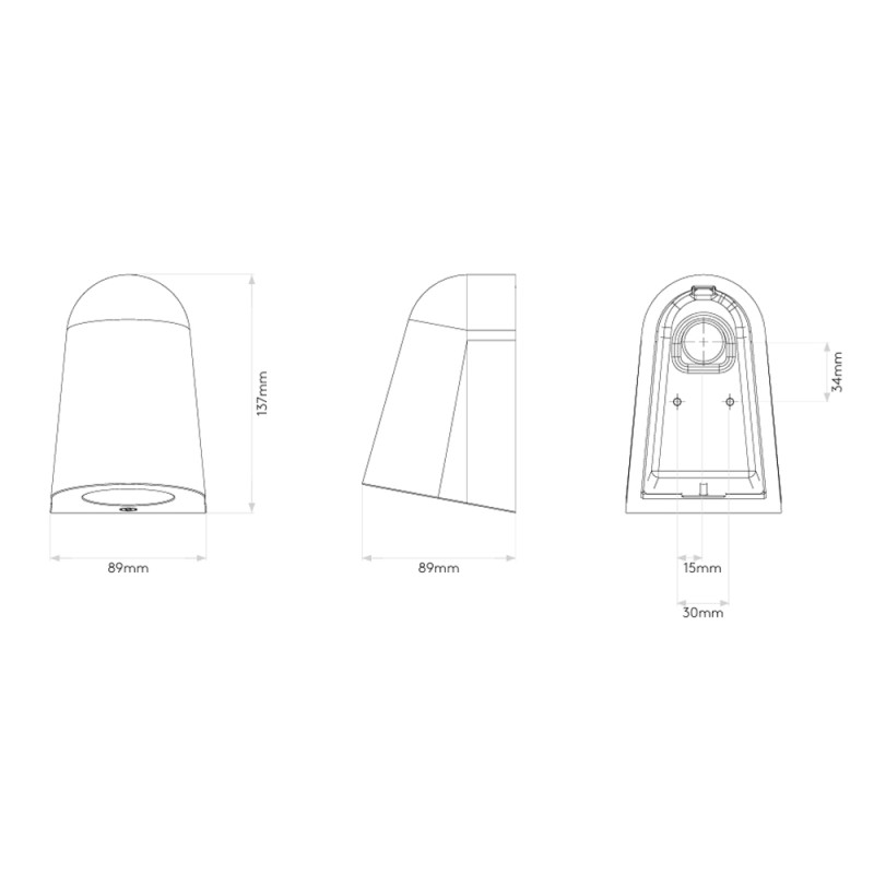 Specification Image for Astro Mast Coastal Wall Light