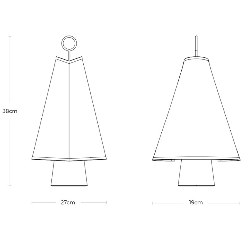 Specification Image for Gubi Hornbæk LED Portable Lamp