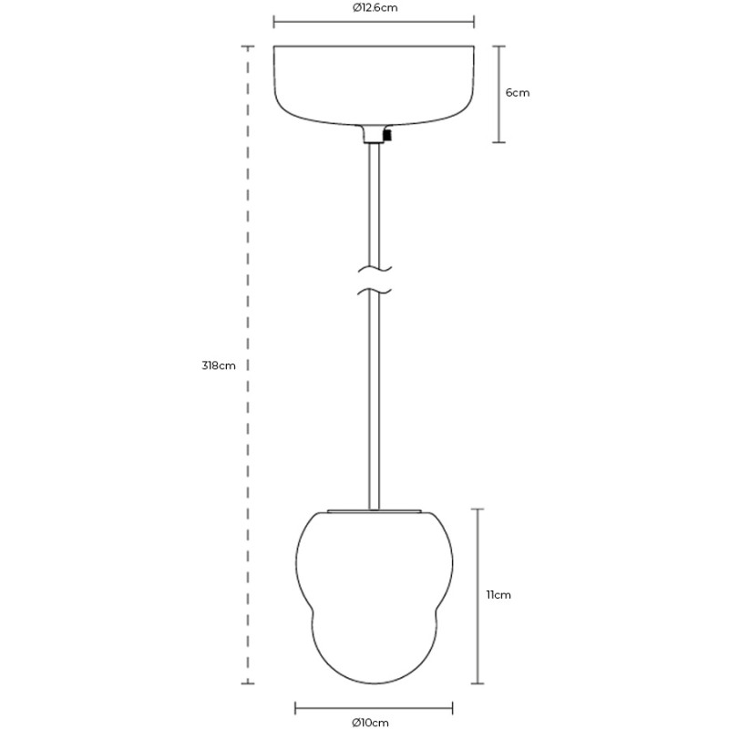 Specification Image for Pholc Fall Pendant