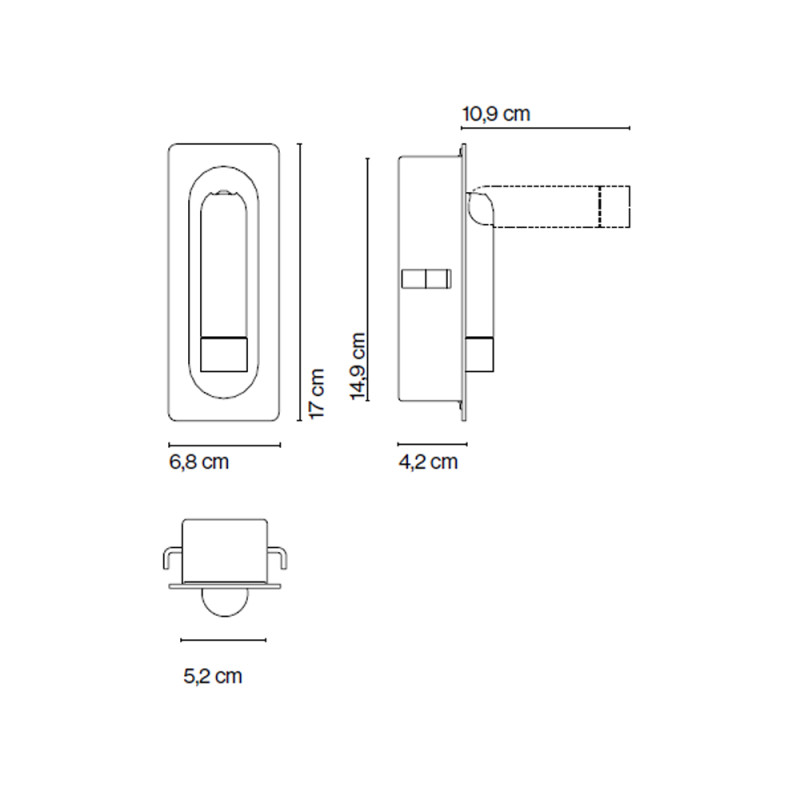 Specification Image for Marset Ledtube RSC LED Wall Light