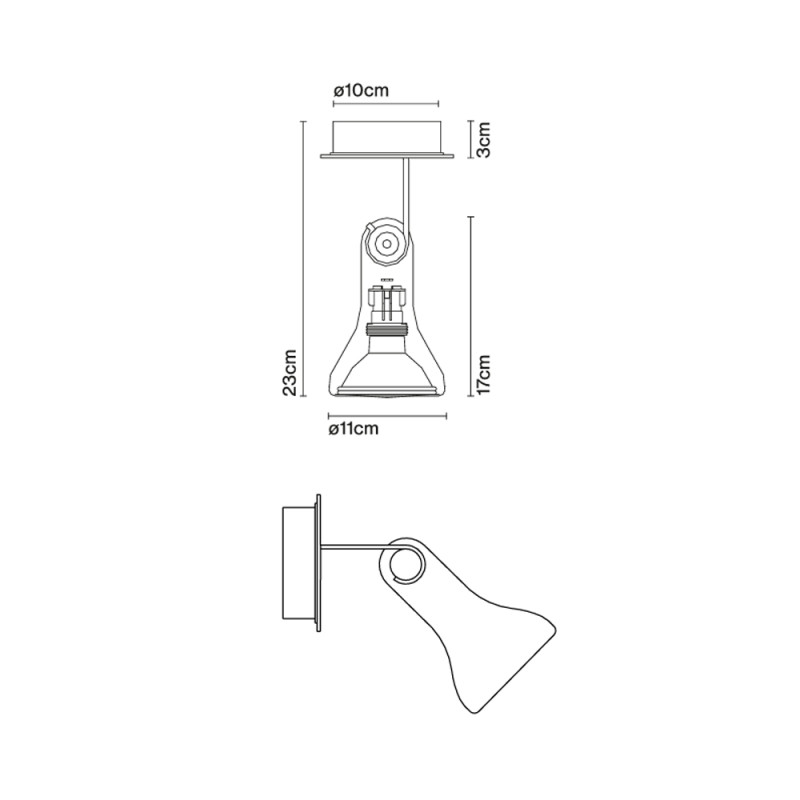 Specification Image for Marset Atlas Ceiling / Wall Light
