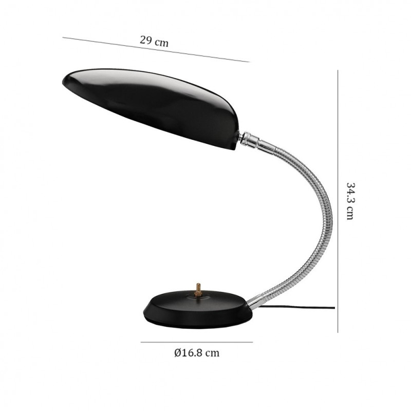 Specification Image for Gubi Cobra Table Lamp